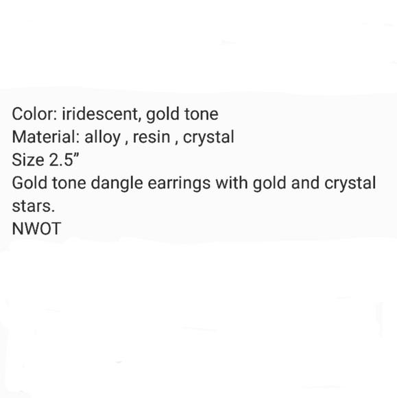 Star dangle earrings - Picture 2 of 5